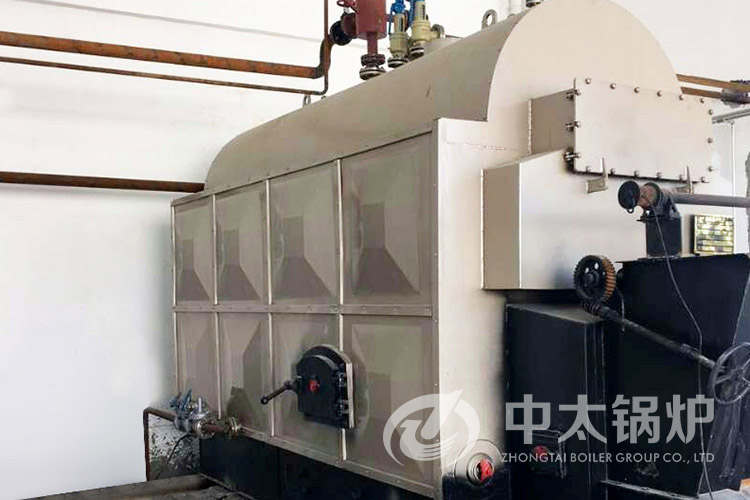 河南電纜廠2噸生物質(zhì)熱水鍋爐