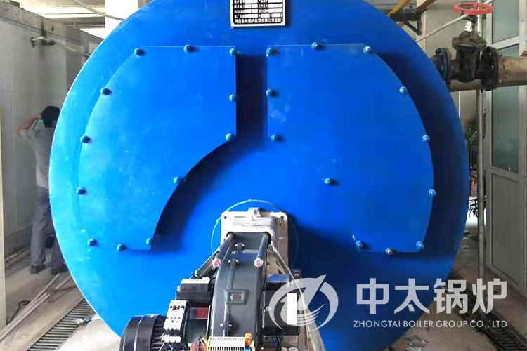 安徽合肥某節(jié)能公司2噸燃?xì)獬袎簾崴仩t