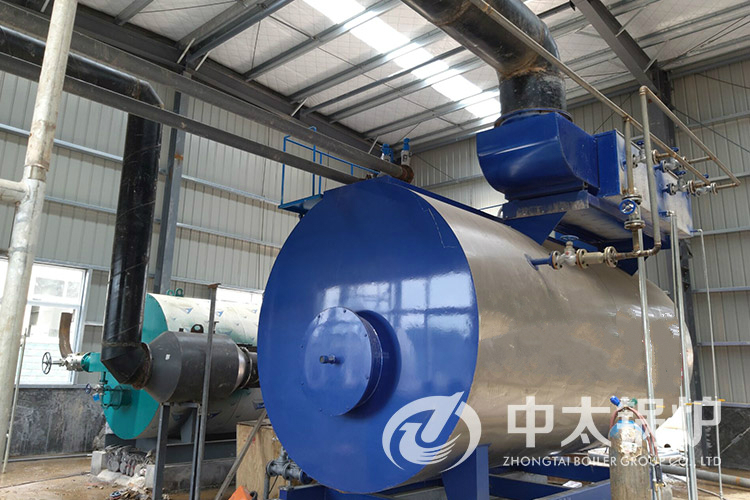 江蘇某印染廠180萬大卡燃油燃氣導熱油爐