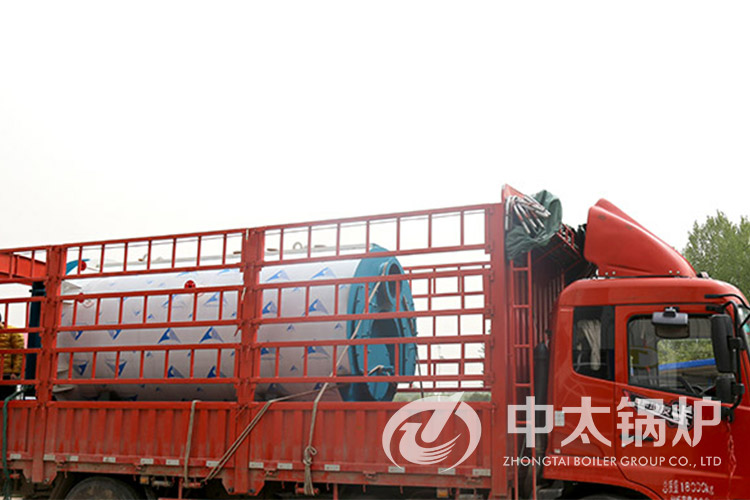 河北制藥廠4噸燃油燃?xì)庹羝仩t