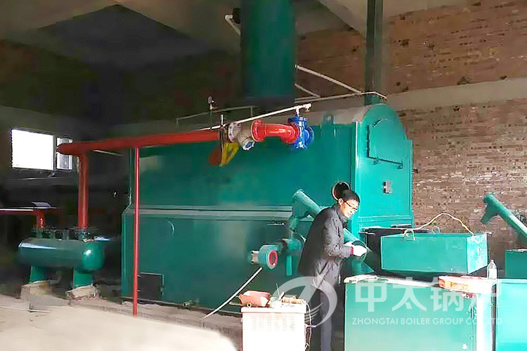 2噸DZL型生物質(zhì)常壓熱水鍋爐